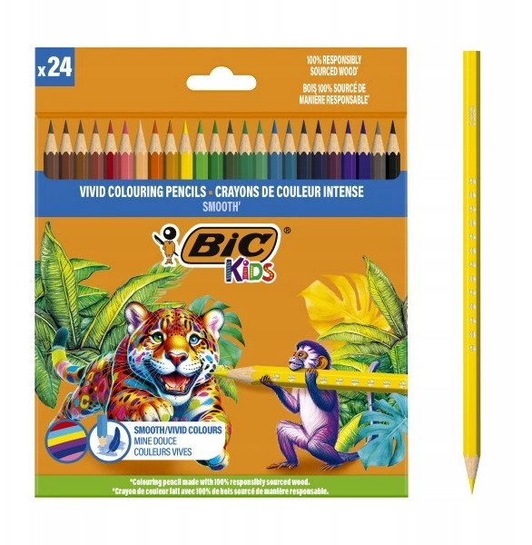 BIC Color pencils Kids Smooth 24