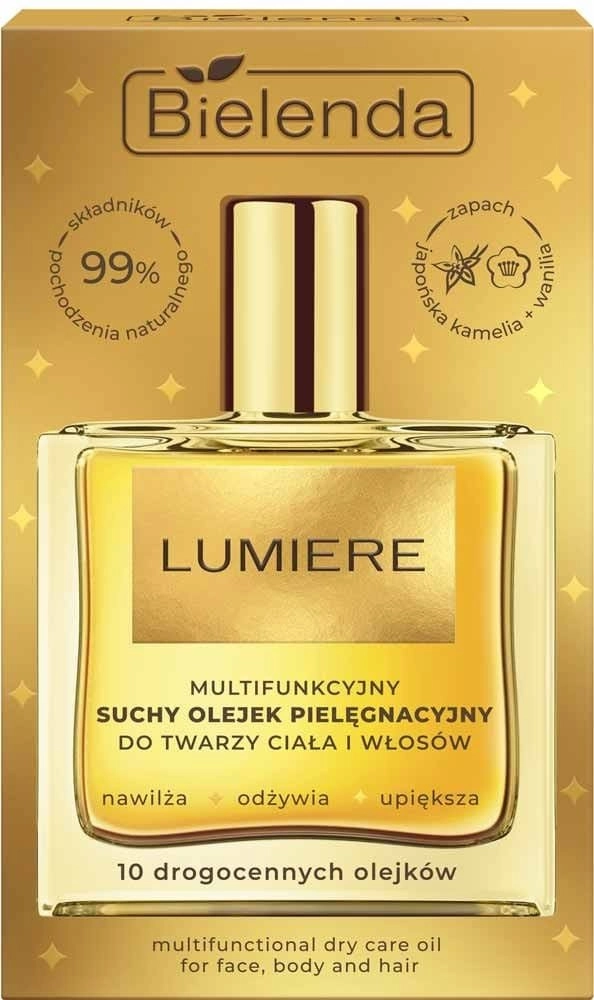 BIELENDA Lumiere Multifunkcyjny suchy olejek pielęgnacyjny