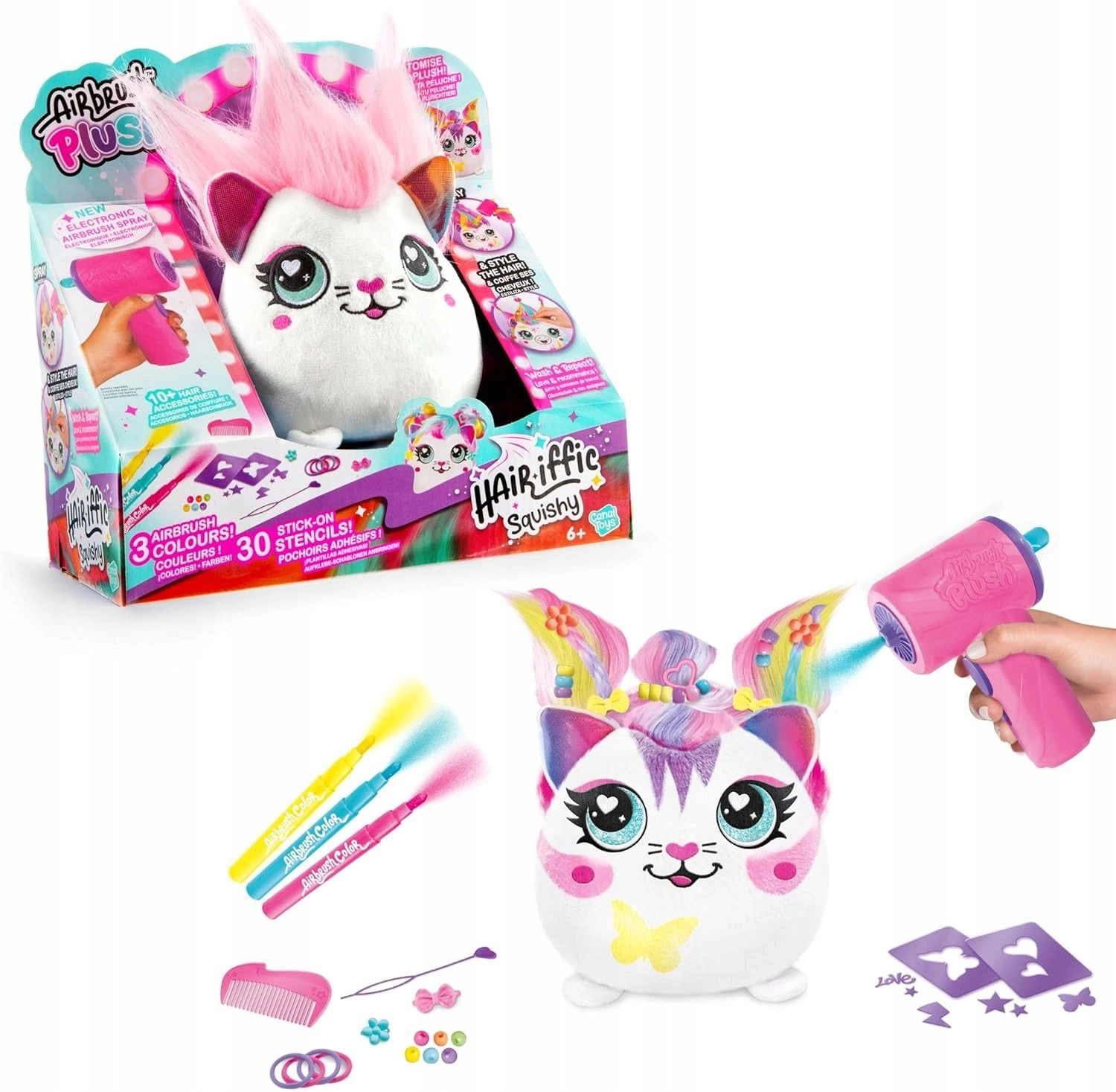 Airbrush Plush - Hair`iffic 17cm Squish