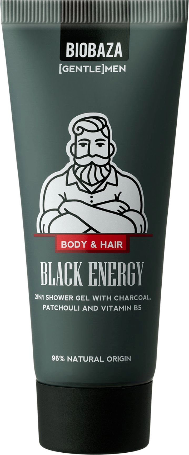 Biobaza Black Energy Shower Gel Shampoo