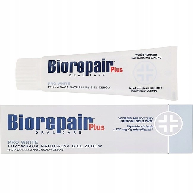 BIOREPAIR_Plus Pro White odbudowująca szkliwo pasta