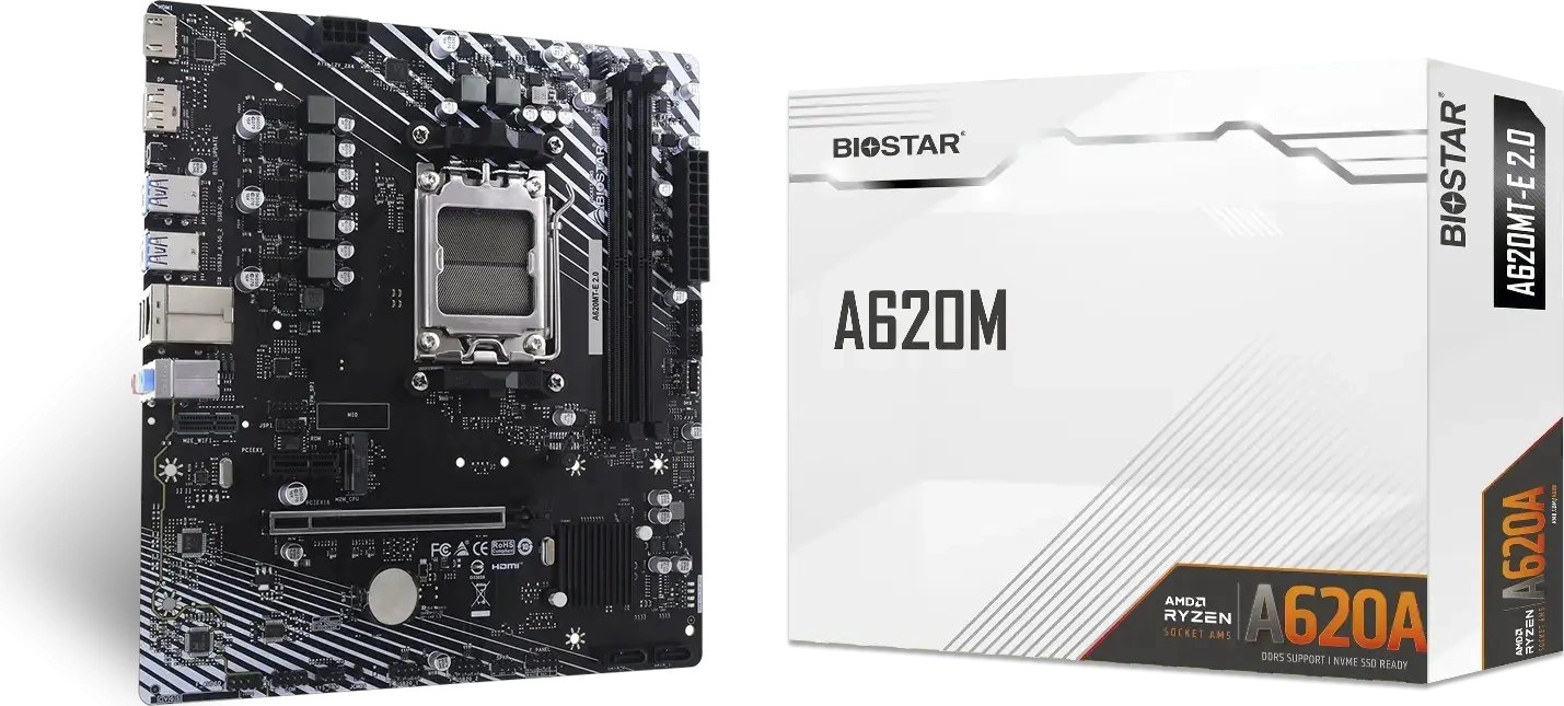 BIOSTAR A620MT-E 2.0 motherboard A620MT-E