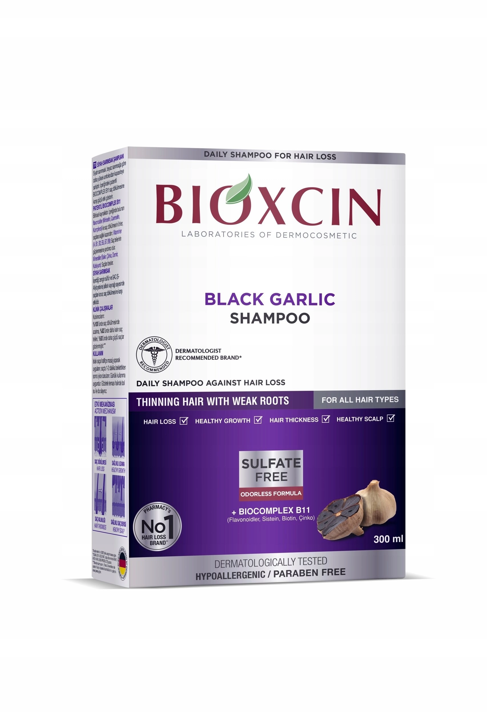 Bioxsine BIOXCIN Hair shampoo with black