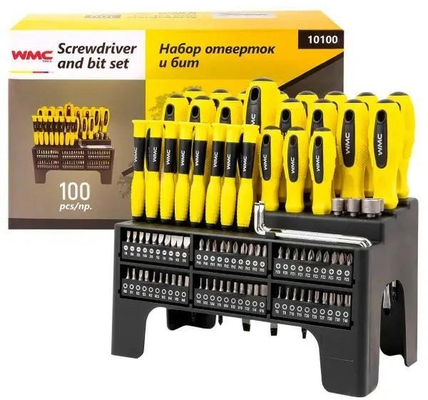 Set of screwdrivers  screwdrivers  bits  100