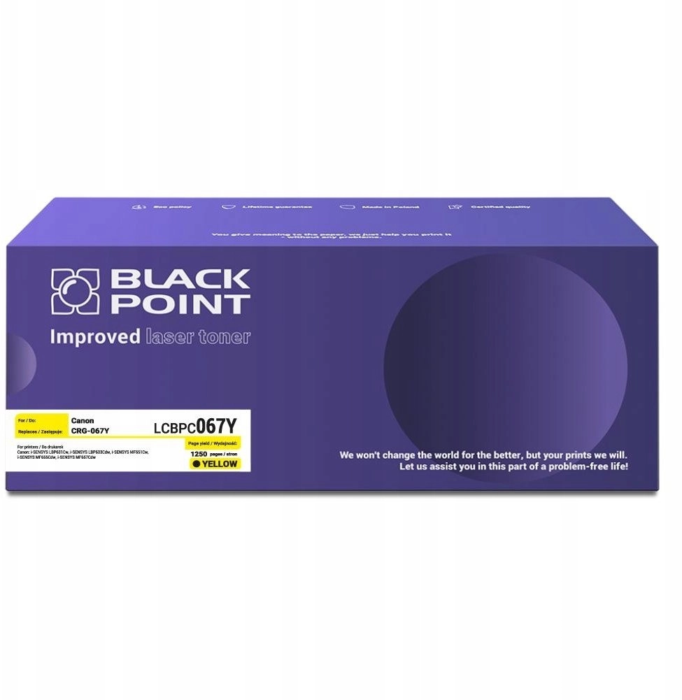 [LCBPC067Y] Toner BP (Canon CRG-067Y) BLC067BYBW