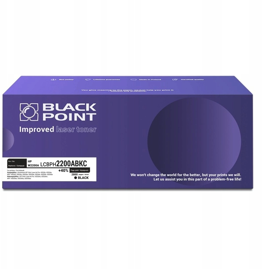 [LCBPH2200ABKC] Toner Black Point Color (HP