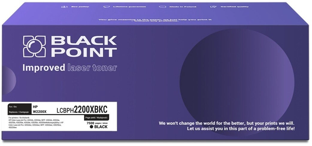[LCBPH2200XBKC] Toner Black Point Color (HP