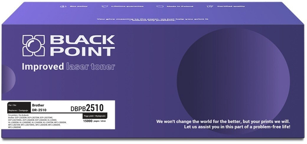 [DBPB2510] Bęben Black Point (Brother DR-2510)