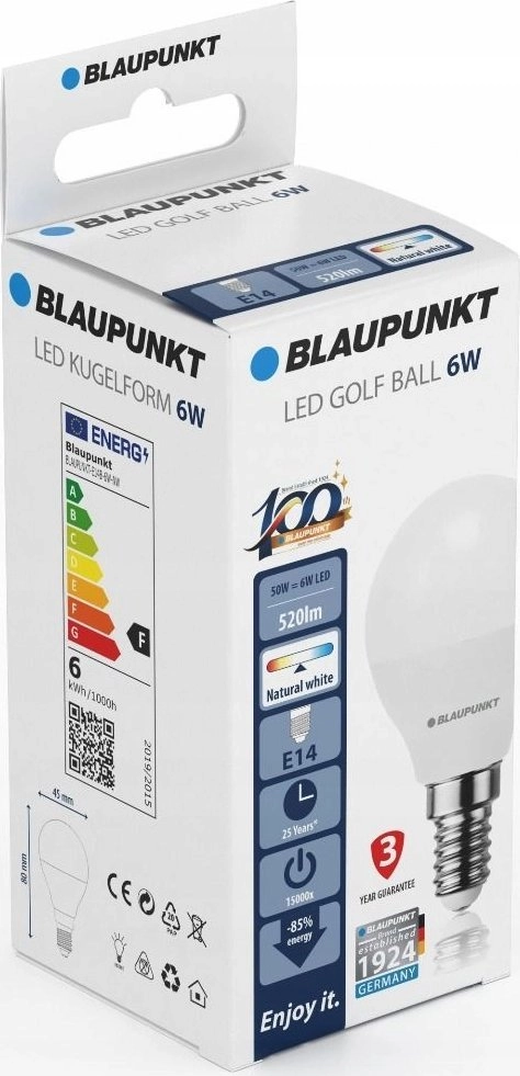 Blaupunkt Żarówka Blaupunkt LED E14 Ball