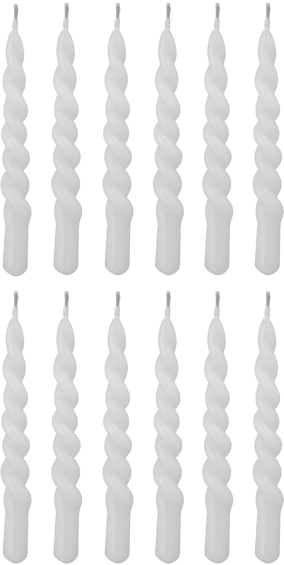 BLOOMINGVILLE Twist Candle White Paraffin 5711173279333