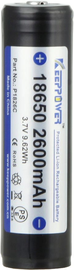 Akumulator KP ICR 18650 2600mAh Li-Ion