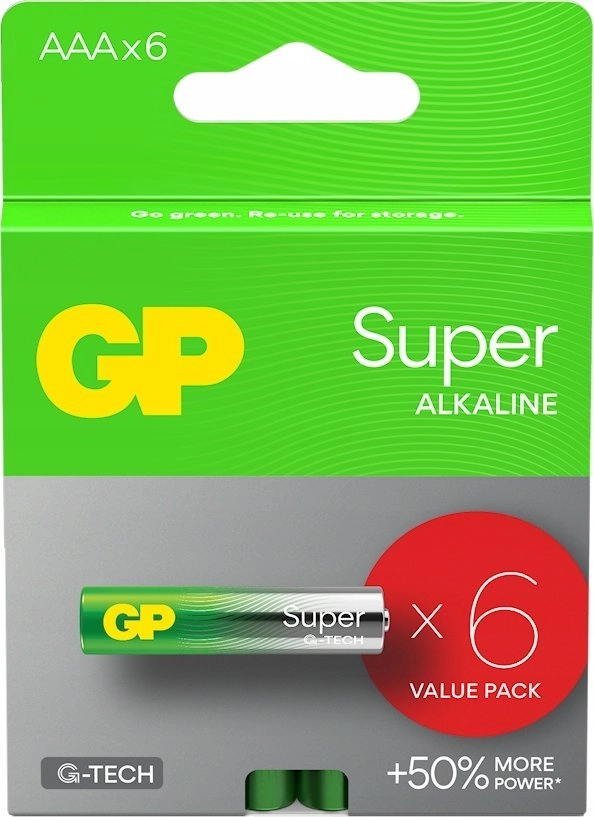 BATTERIES SUPER ALKALINE AAA 1.5V
