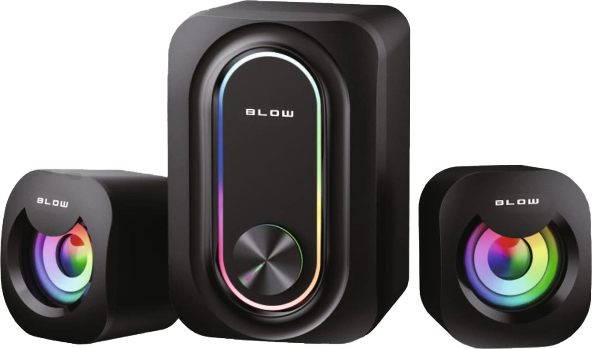 2.1 computer gaming speakers with