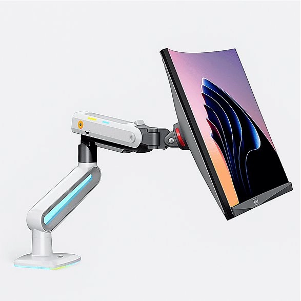 F6-XE Pearl White RGB Backlight Gaming