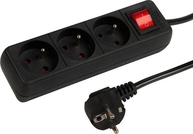 98-770# PR-370wsp power extension cable 3-sockets