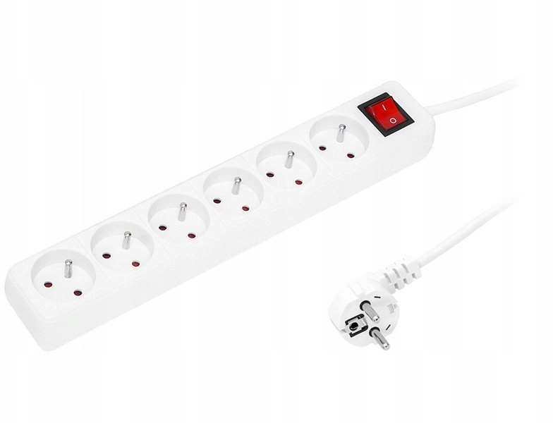 98-740# PR-670wsp power extension cable 6-sockets