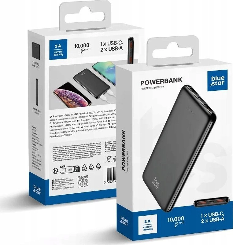 BLUE STAR powerbank 10000 mAh 2A