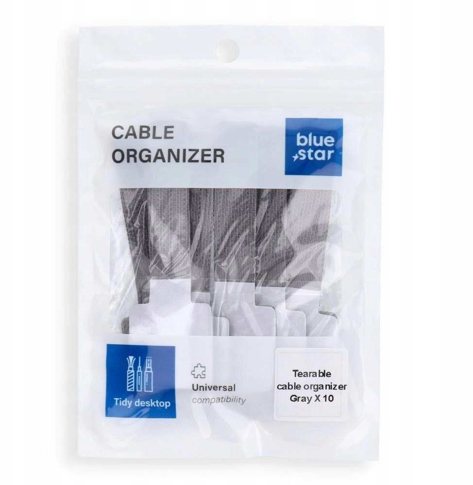 Bluestar organizer Self-adhesive cable tie with