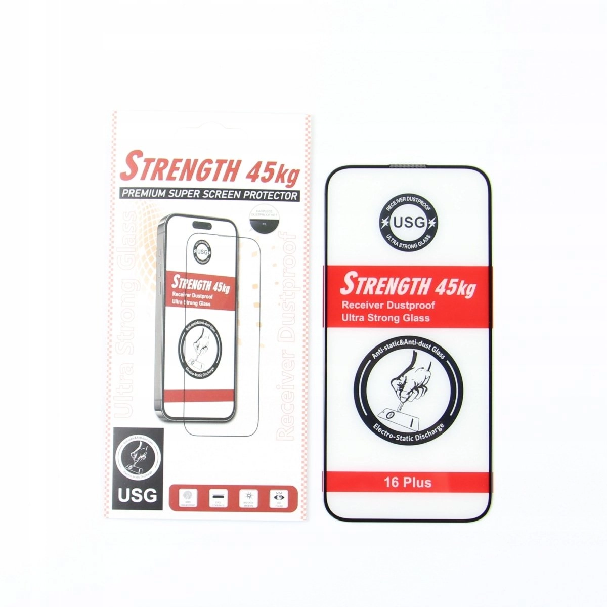 Ultra Strong 45KG tempered glass for