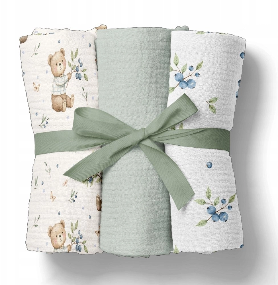 Bocioland 3022 MUSLIN DIAPERS 70X70 3-PACK