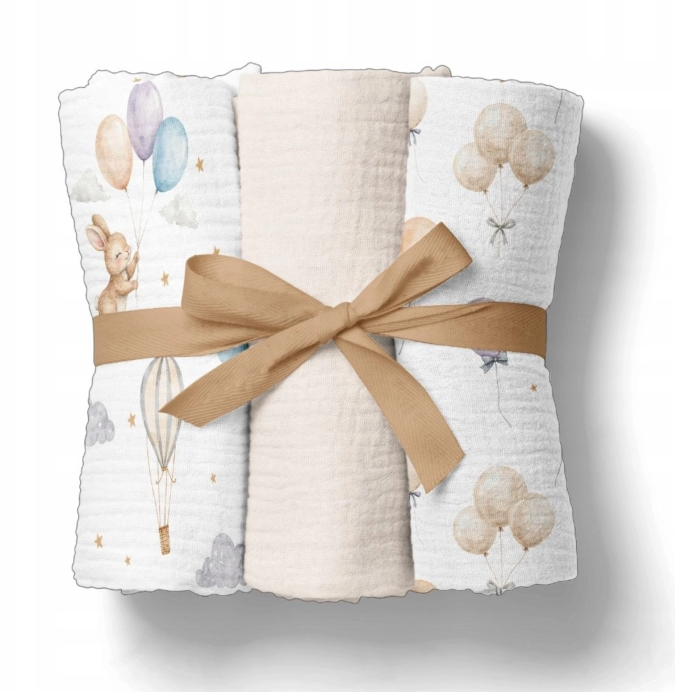 Bocioland 3008 MUSLIN DIAPERS 70X70 3-PACK
