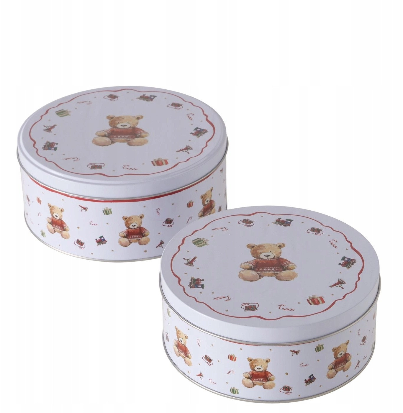 BAILEY cookie tin  hand-painted  2 pcs
