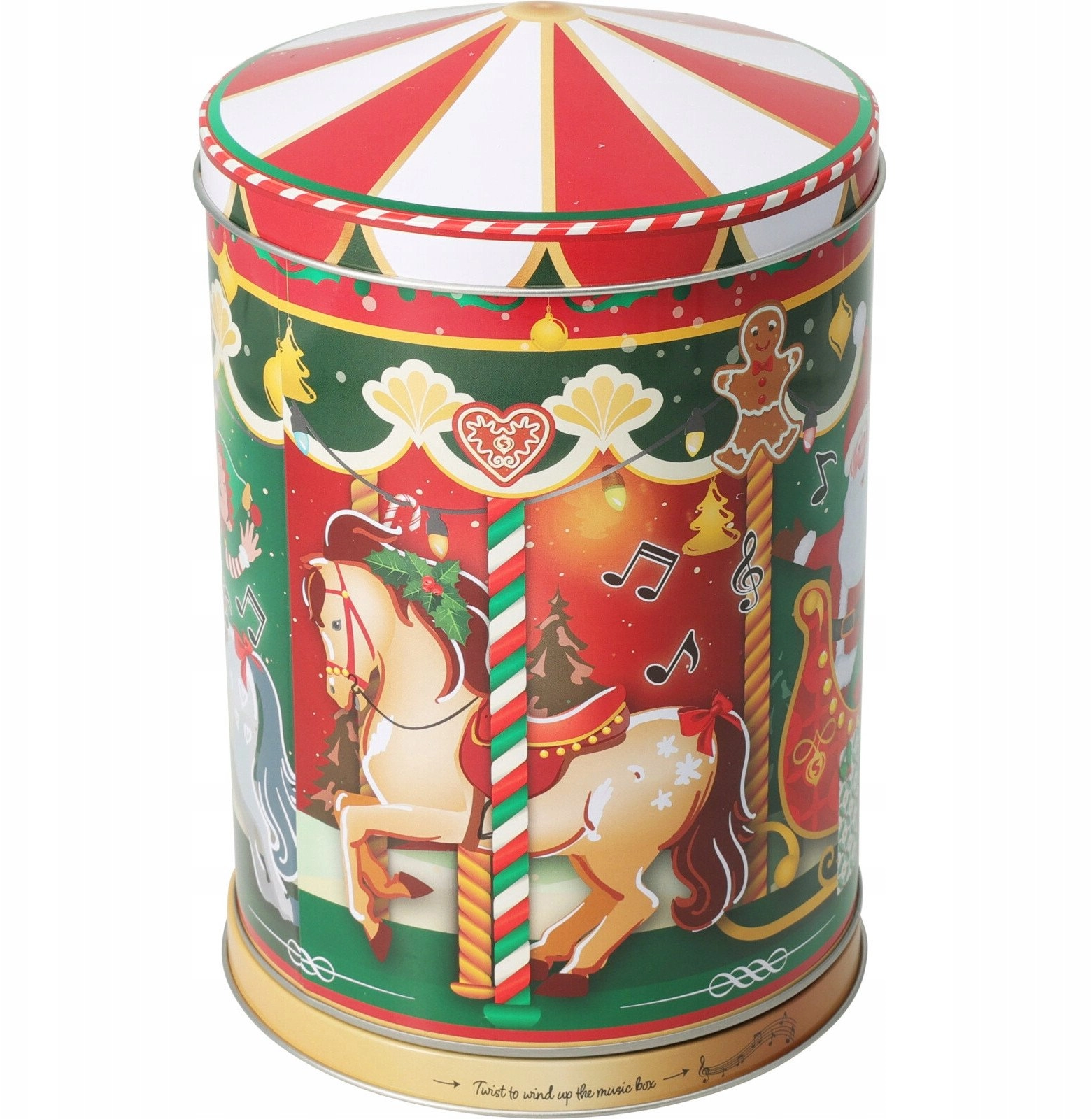 STELLARI park carousel cookie tin  Ø