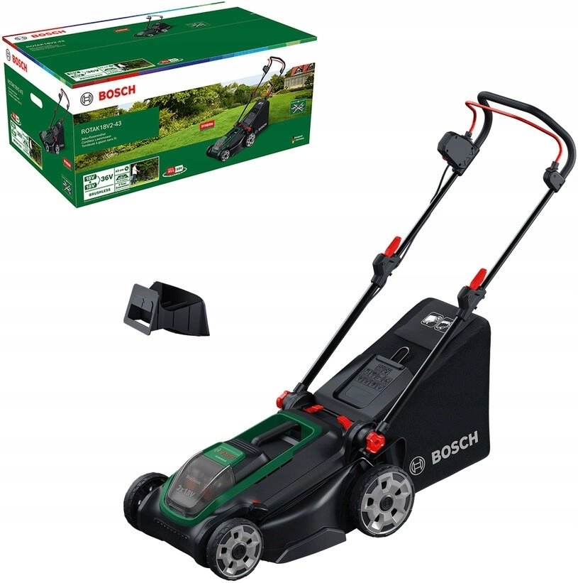 Bosch Rotak 18V-43 solo cordless lawn