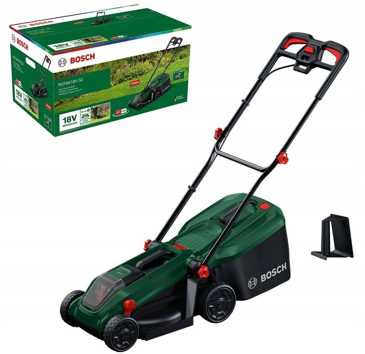 Bosch Rotak 18V-32 solo cordless lawn