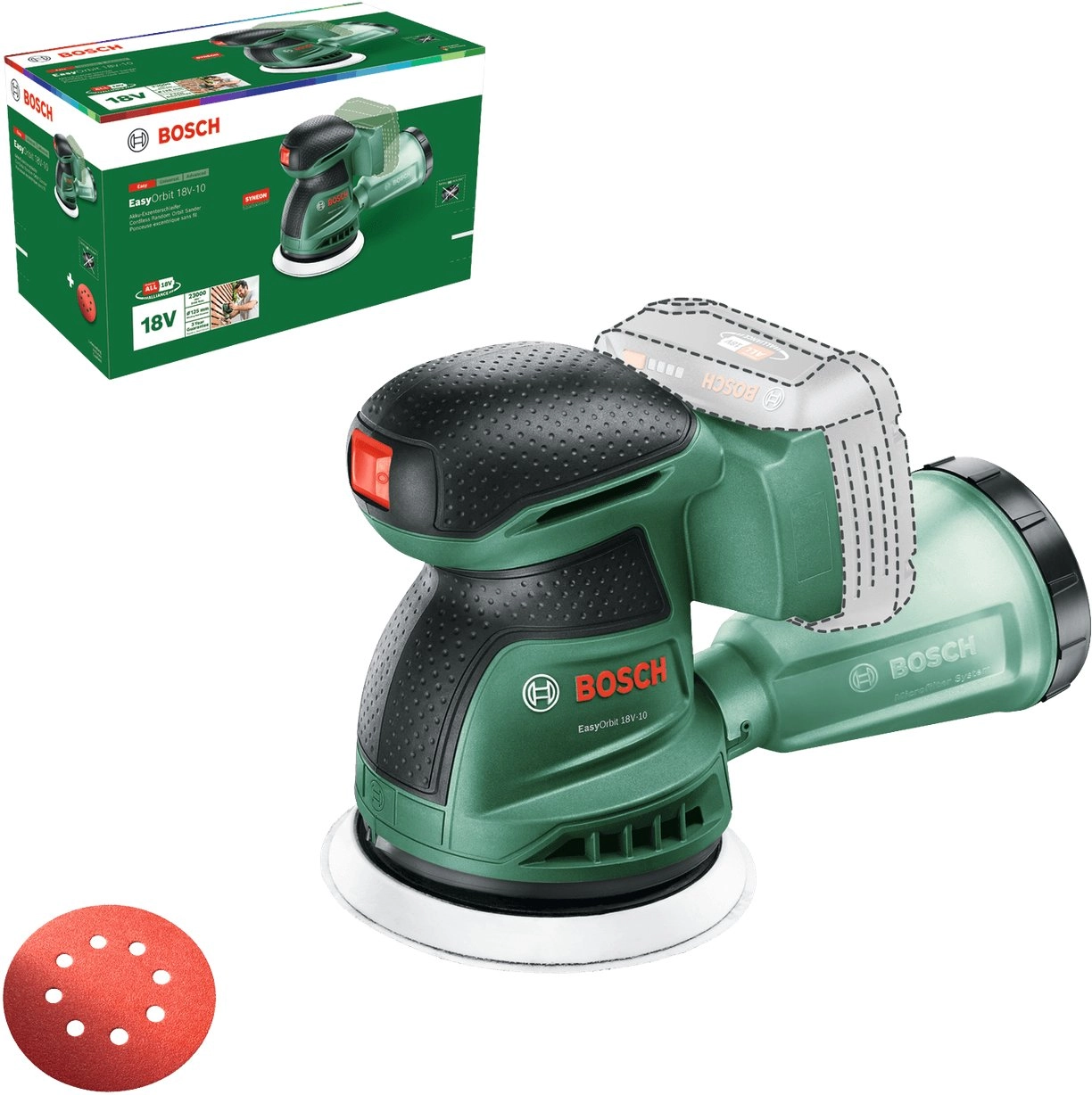 Bosch Powertools cordless eccentric sander EasyOrbit