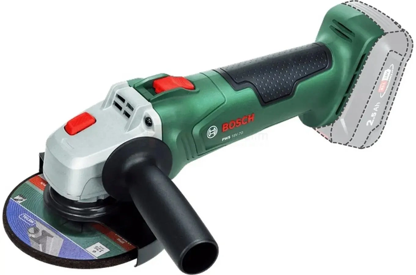Bosch PWS 18V-70 solo 115mm Cordless