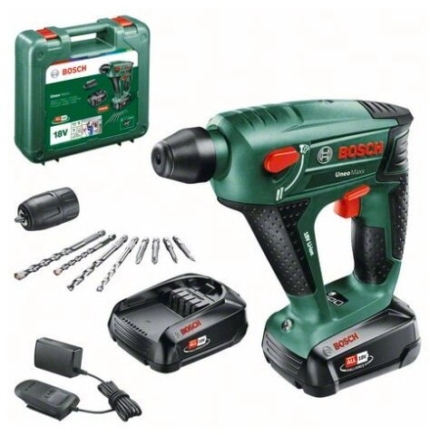 Bosch UNEO Maxx Akku-Bohrhammer 060395230M 4053423235272