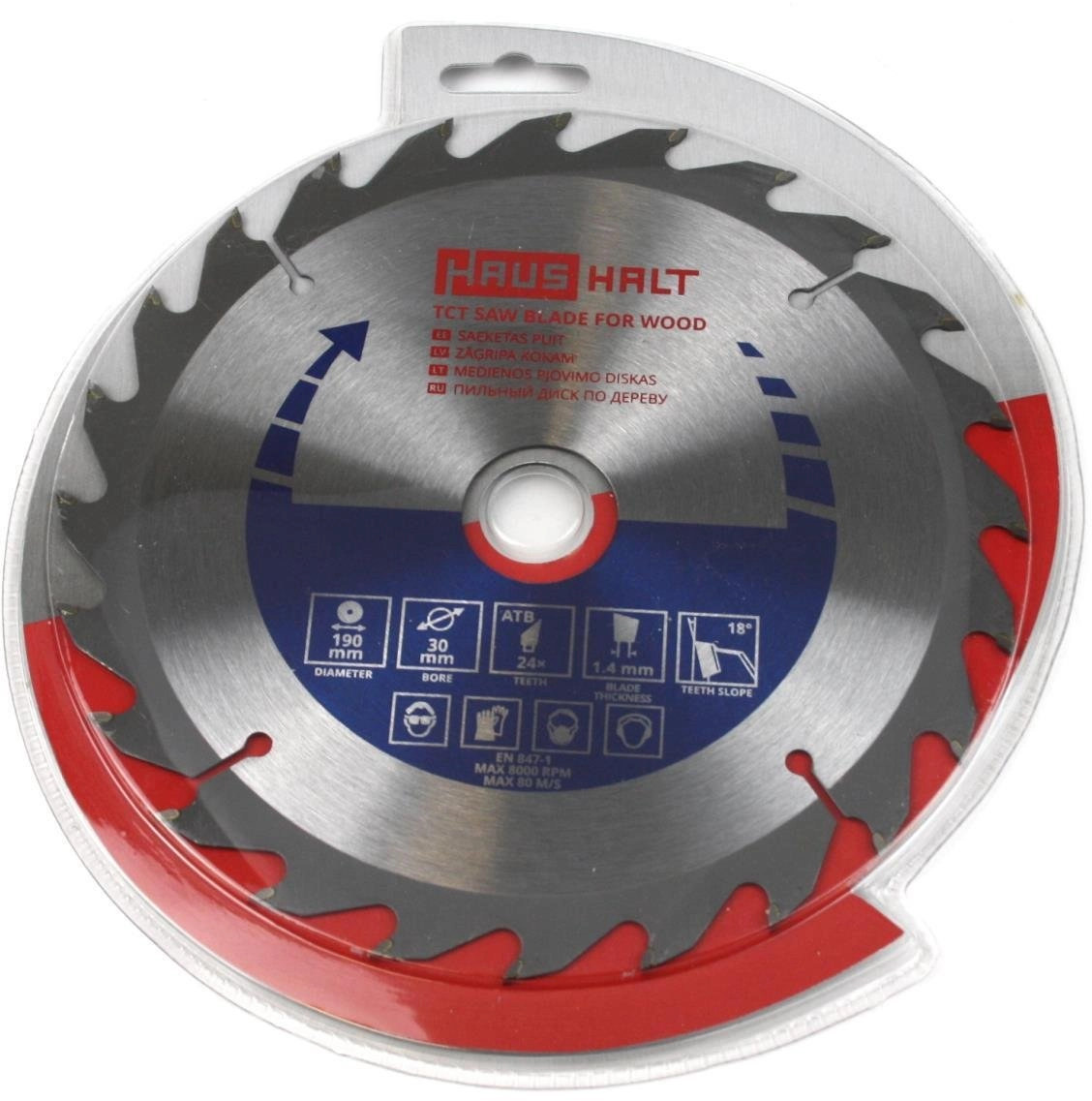 CIRCULAR SAW BLADE WOOD 190X30X24 14972991