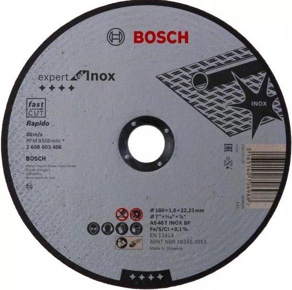 Bosch Accessories 2608603406 2608603406 Cutting disc