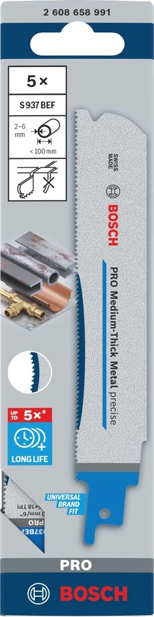 BOSCH RECIMER SAW BLADE PRO MEDIUM-THICK