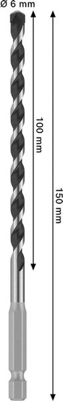 Wiertło Bosch WIETŁO HEX-5 6x150 2608706977