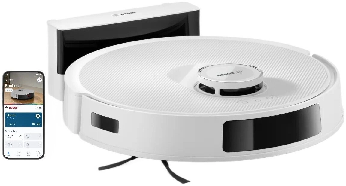 Bosch BCRC2W vacuum robot with wiping