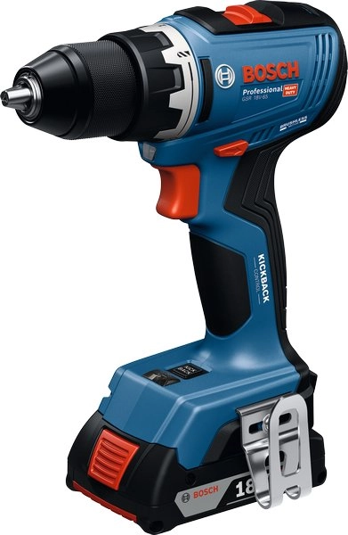 Akumuliatorinis suktuvas-gręžtuvas Bosch GSR 18V-65 Professional