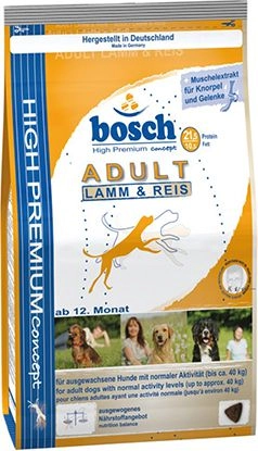 Bosch Tiernahrung Adult Jagnięcina  Ryż -