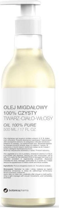 BOTANICAPHARMA_Pure almond oil for face body
