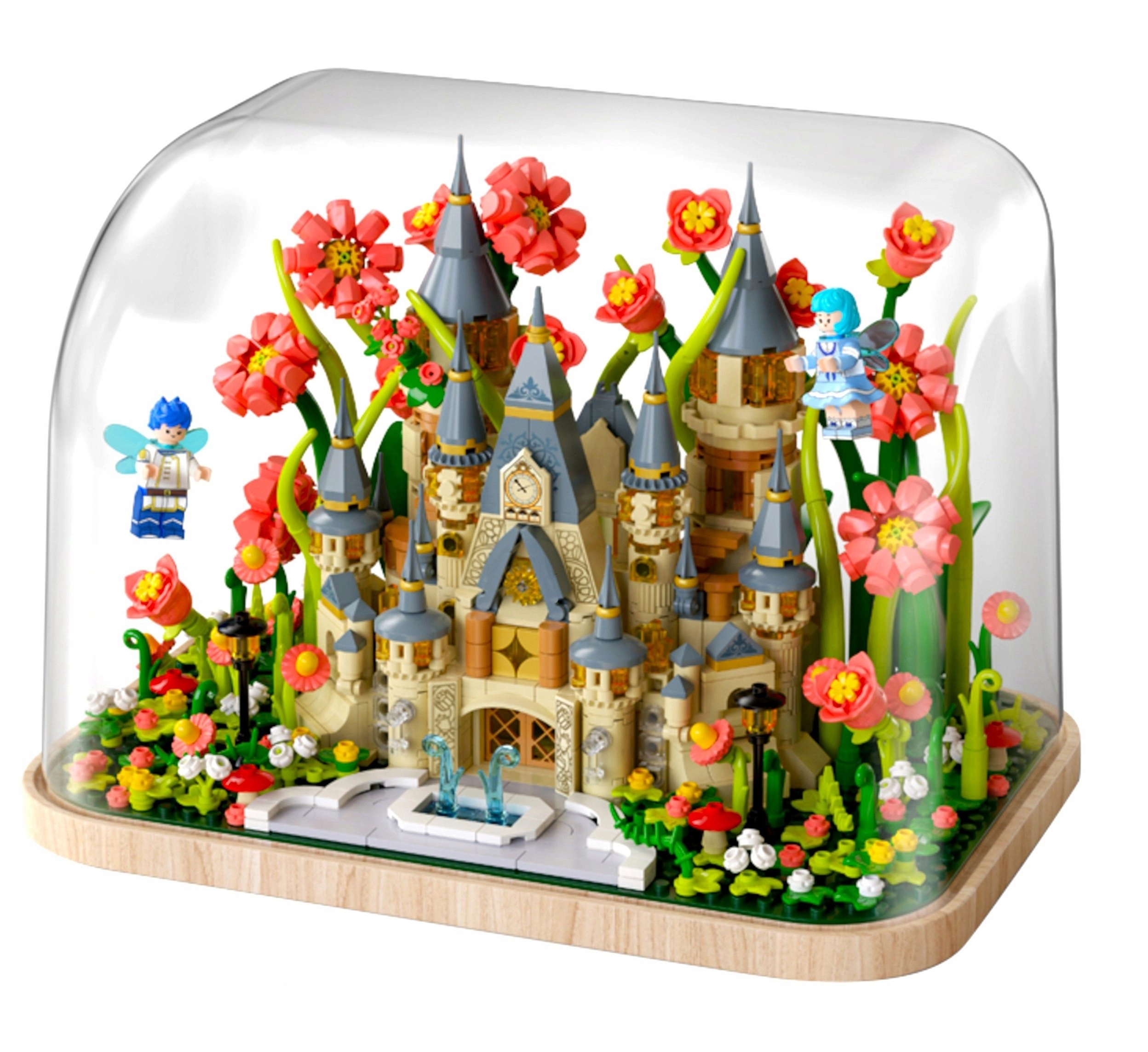 Bounn Construction blocks flower castle 1301