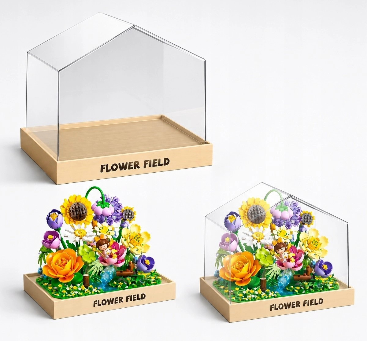 Bounn Construction blocks Flower meadow field