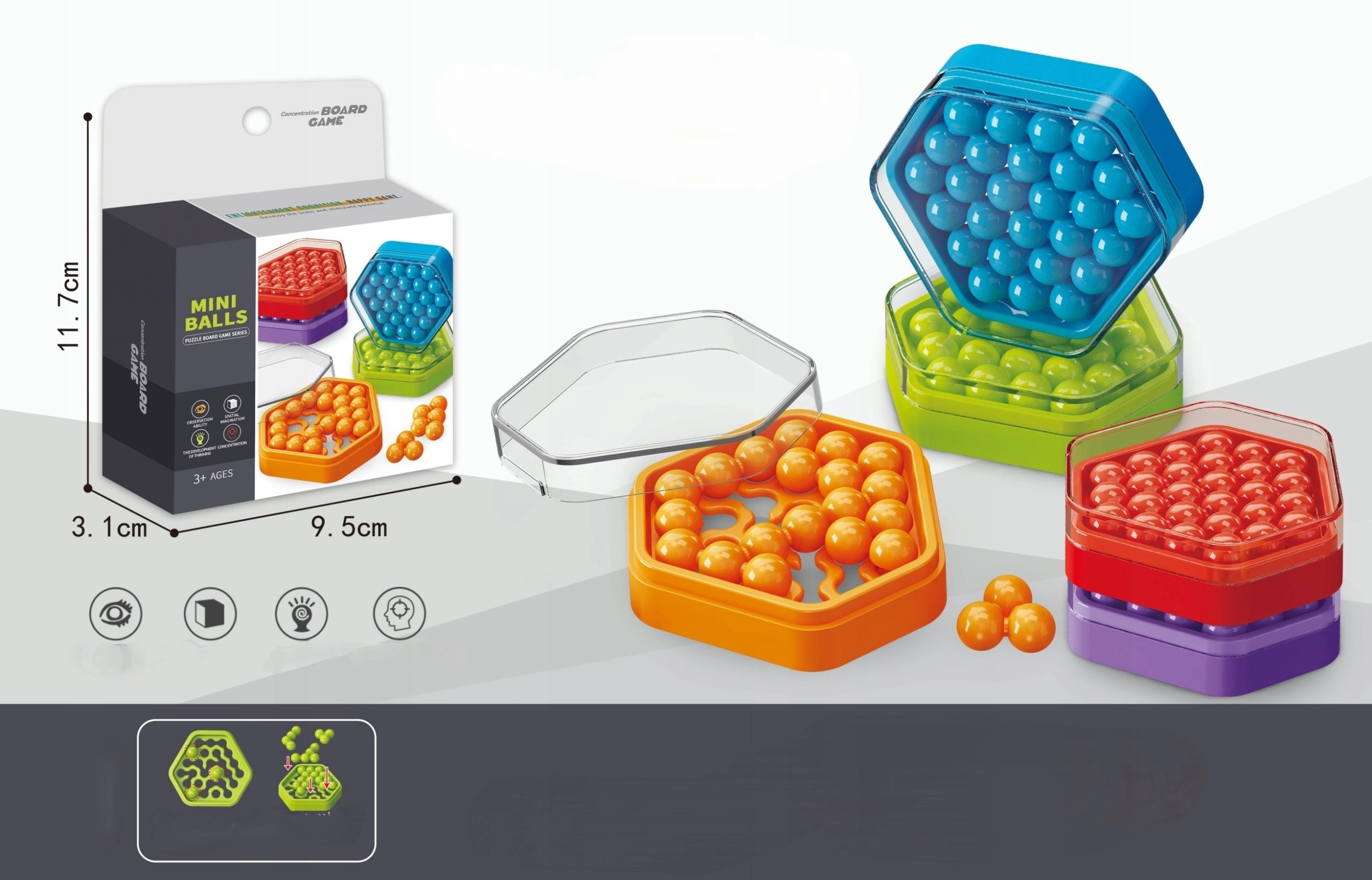 Bounn Puzzle game mini smart IQ