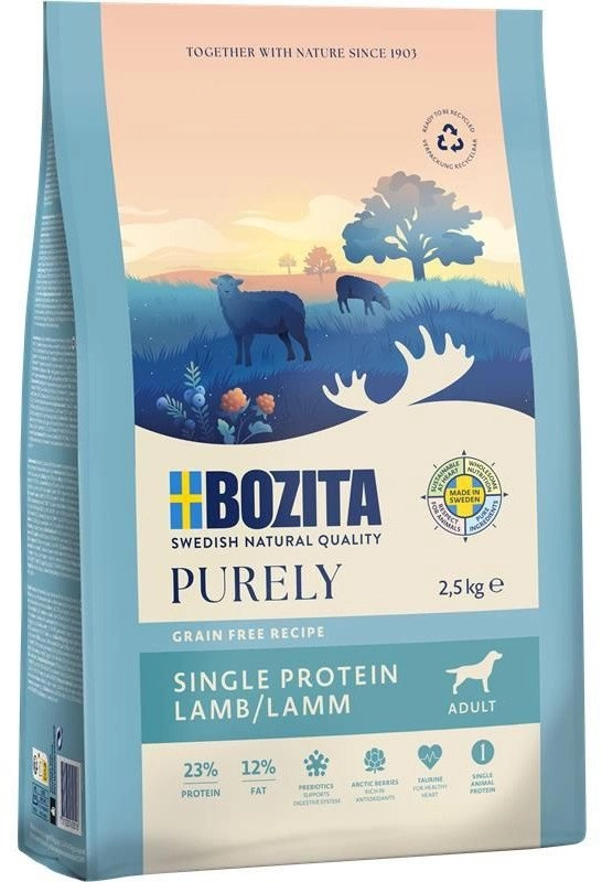 BOZITA Purely Adult Lamb - dry