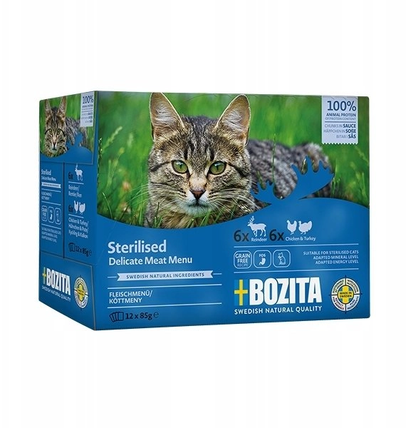 BOZITA Sterilised Meat menu Box -