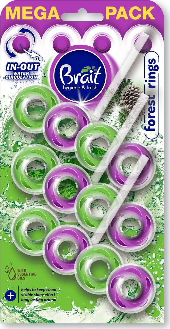 DRAM BRAIT Kostka wc 2-faz 3x40g