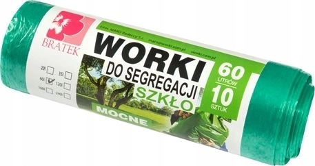 Bratek Worki do segregacji Szkło zielone