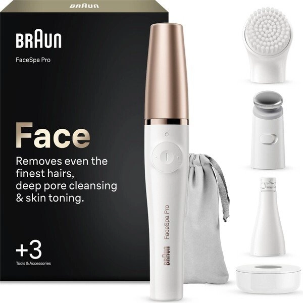 Braun FaceSpa Pro kasvoepilaattori + 3