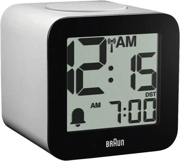 Braun BC25WP-DCF Radio-controlled clock Other Black