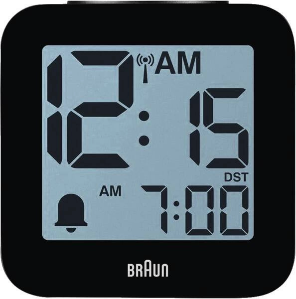 Braun BC25BP-DCF Radio-controlled clock Other Black